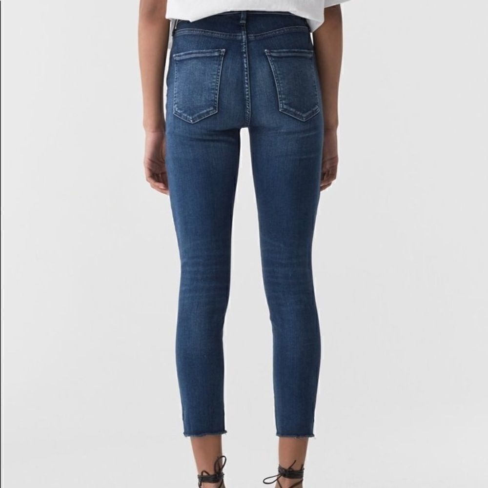 AGOLDE Sophie Mid-Rise Crop Jeans